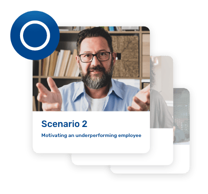 Dashboard für Leadership-Training mit Rollenspielen