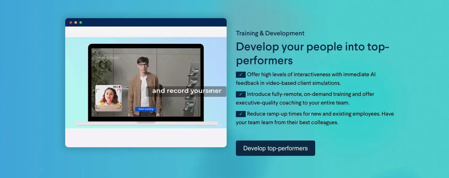 Develop people into top performers