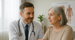 Disease-centered header