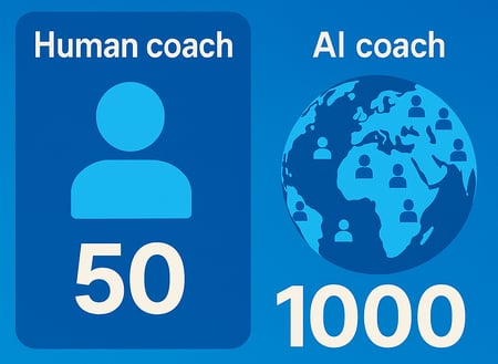 AI coach VS Human coach image