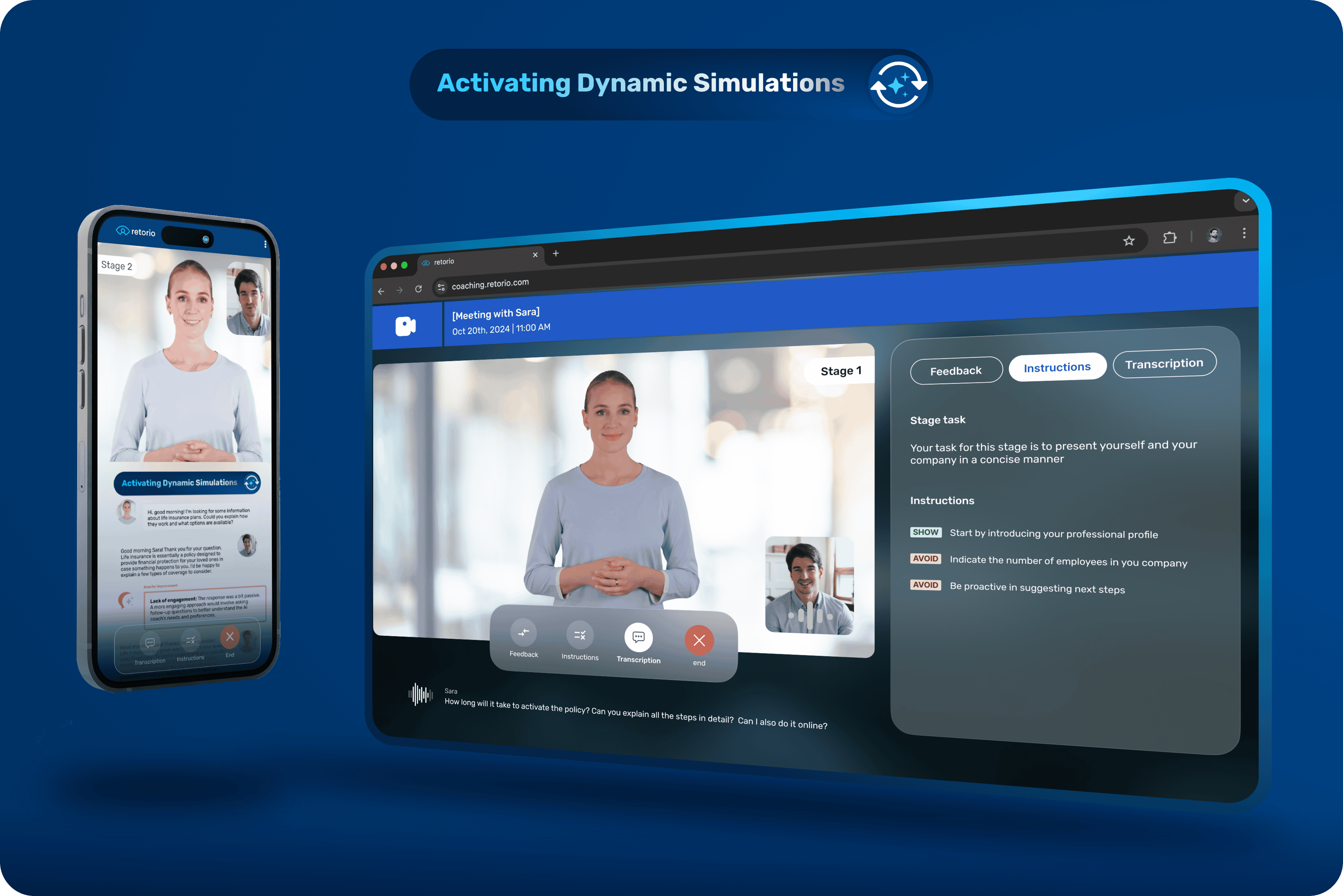 Retorio Dynamic AI Training Generator