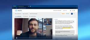 Retorio Guided AI Coaching experience for enterprise