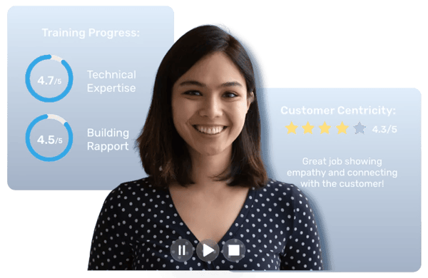 Dashboard of Retorio's behavioral intelligence platform for training
