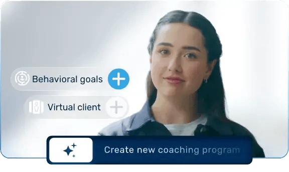 AI coaching platform interface for creating a new coaching program